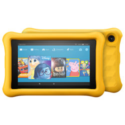 Amazon Fire 7 Kids Edition Tablet with Kid-Proof Case, Quad-core, Fire OS, Wi-Fi, 16GB, 7 Yellow